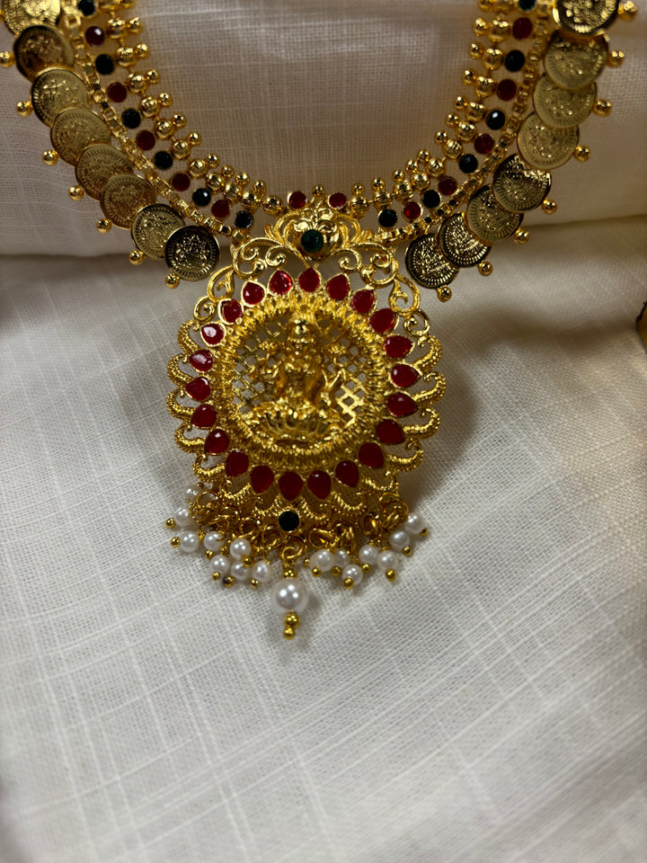 Devika Special South Temple Gold Plated Jewellery