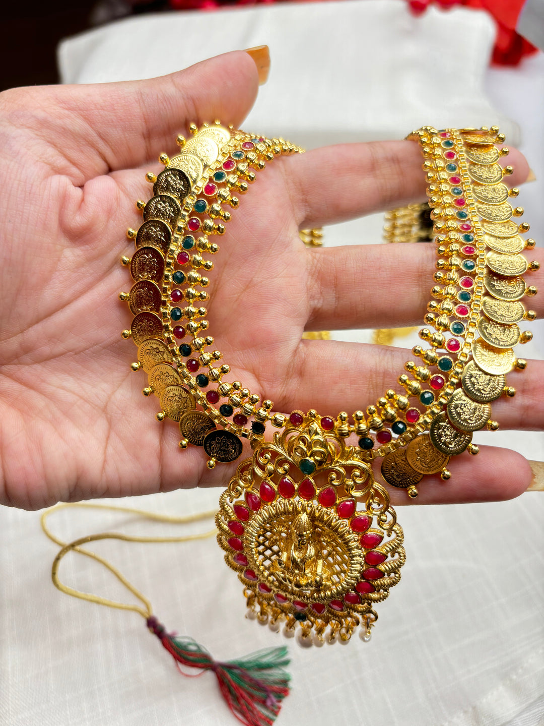 Devika Special South Temple Gold Plated Jewellery