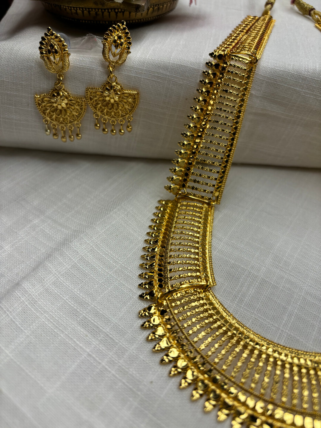 Kanakanjali Special Gold Plated Long Necklace