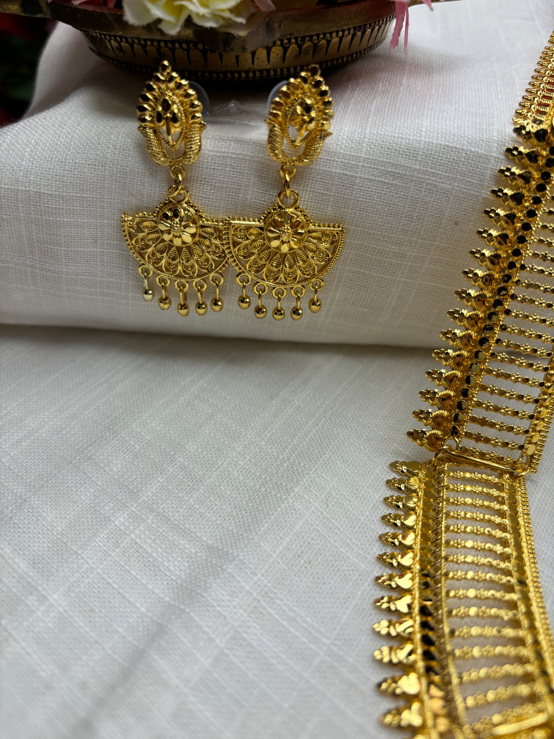 Kanakanjali Special Gold Plated Long Necklace