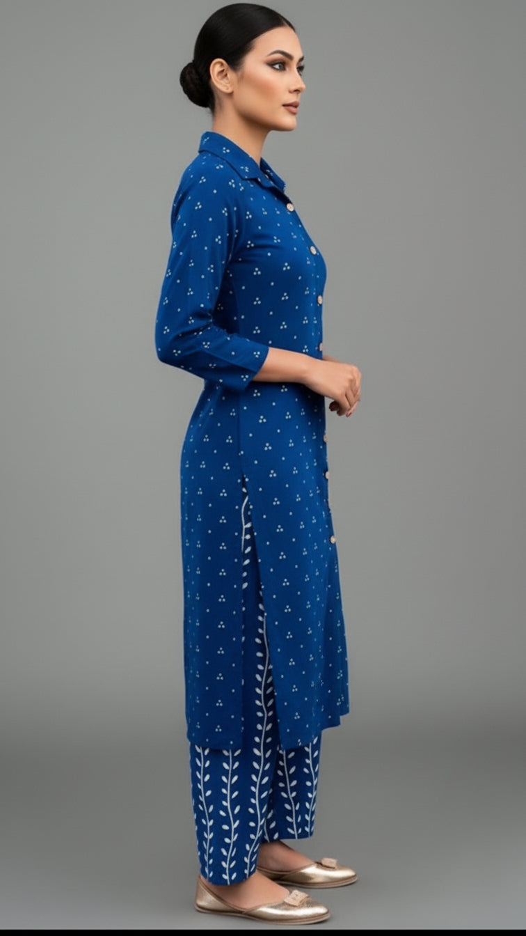 New Ways Cotton Kurti Set