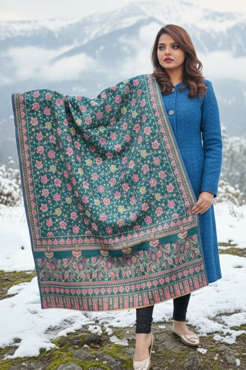 Cozy Warmth- Shawl Collection(Maple Leaf Design)