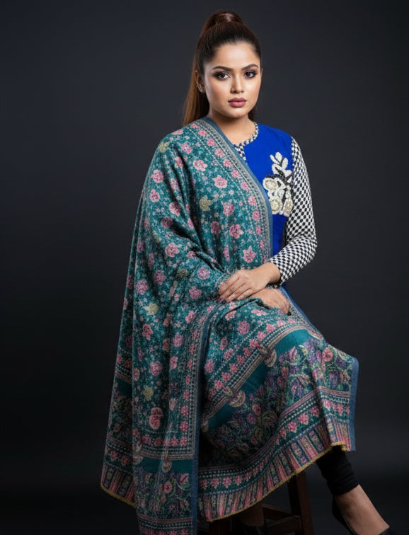 Cozy Warmth- Shawl Collection(Maple Leaf Design)