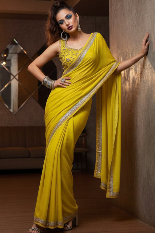 Organza of Grace - Premium Soft Organza Silk Saree