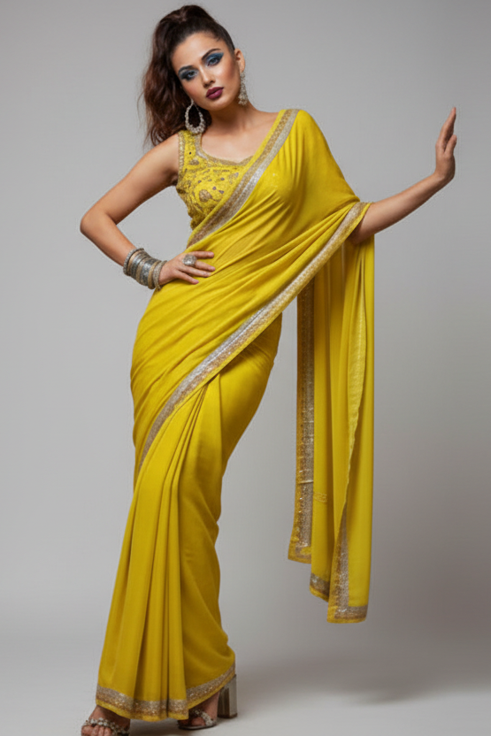 Organza of Grace - Premium Soft Organza Silk Saree