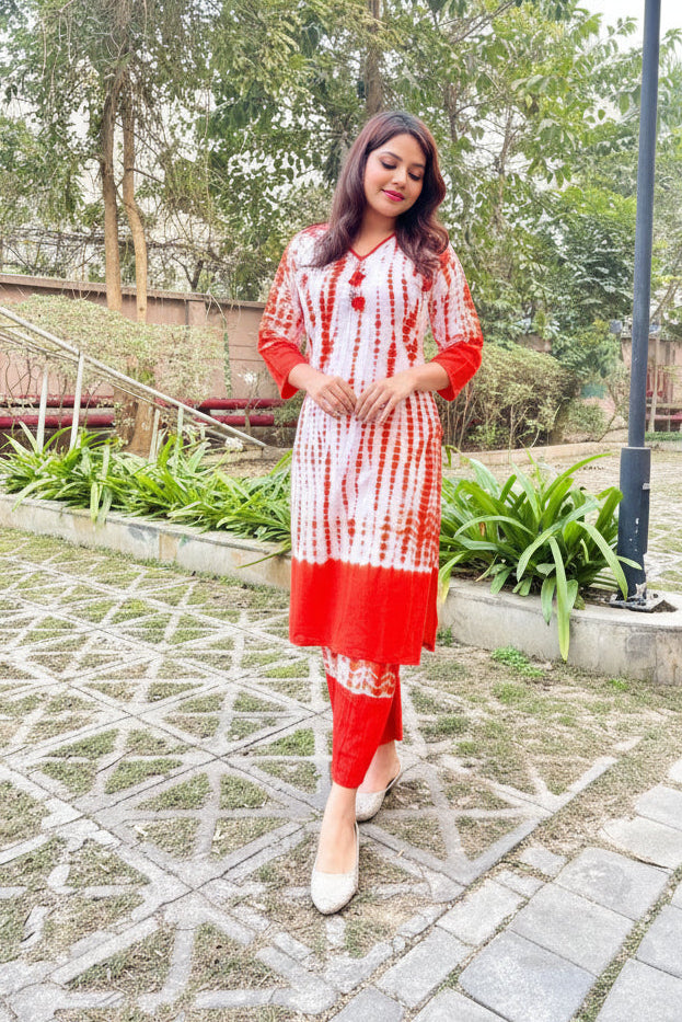 Wishing You The Best- Vibrant Kurti Set