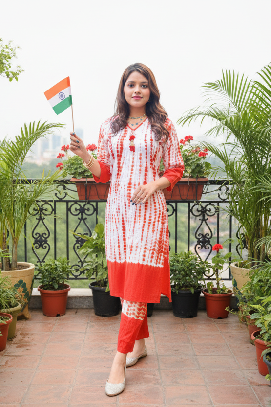 Wishing You The Best- Vibrant Kurti Set