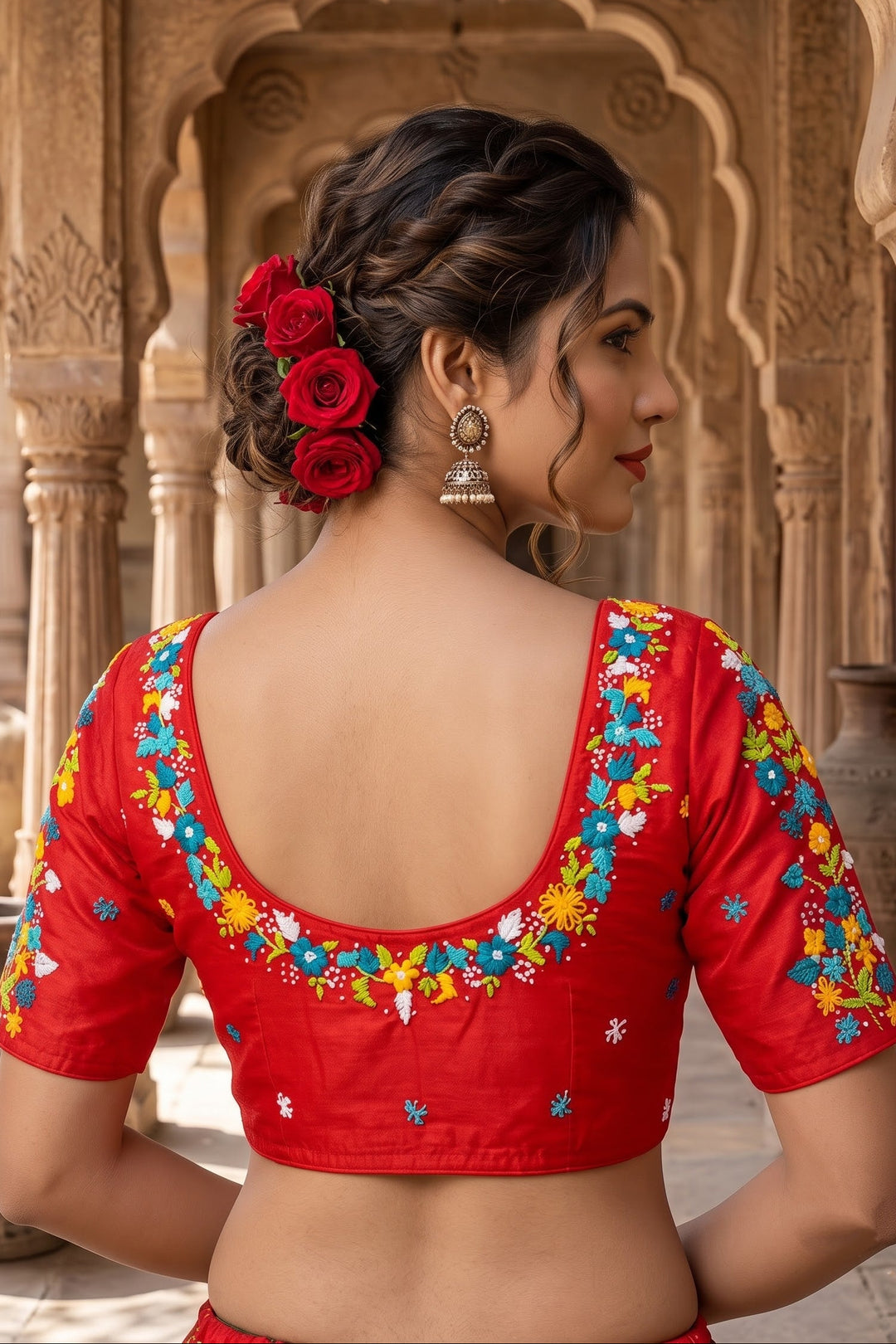 Forever Enchanted – Handstitched Designer Blouse