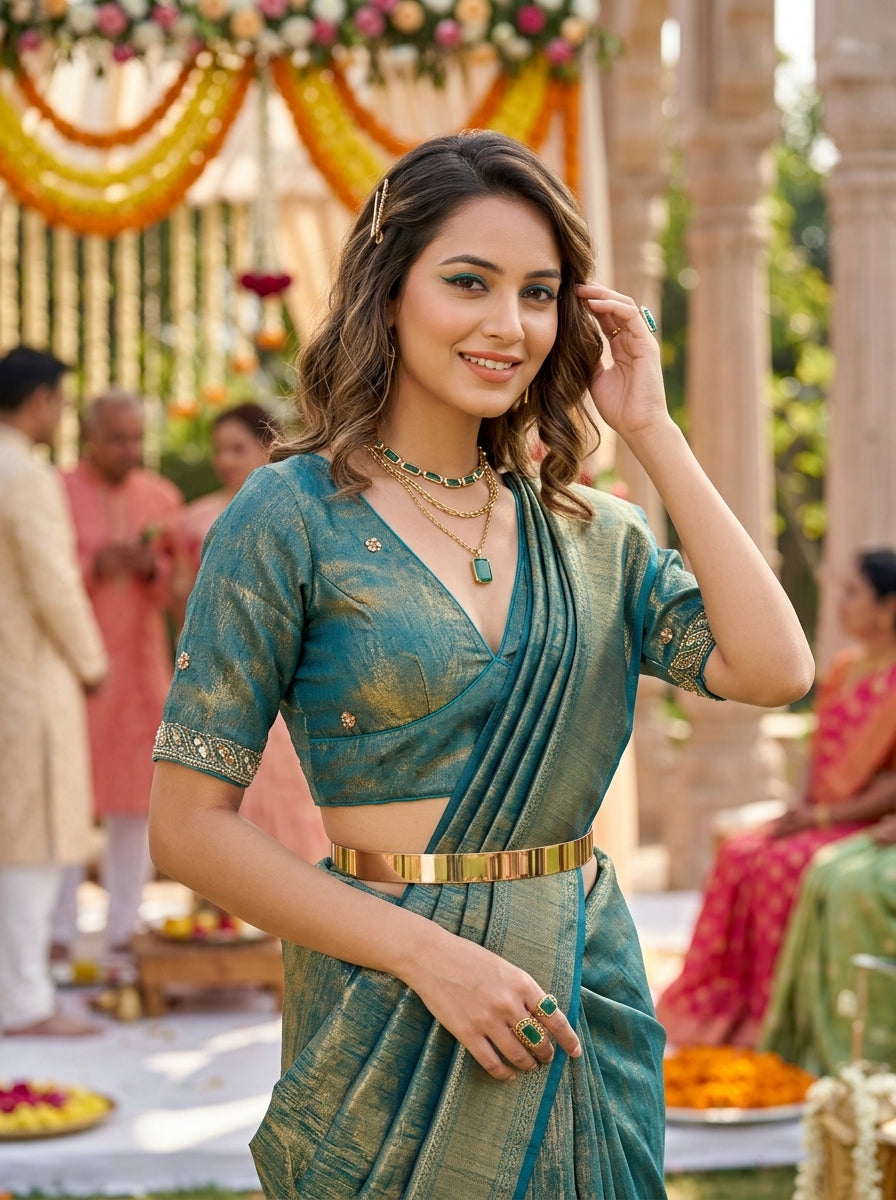 Mysterious Beauty -Fendy Silk Blouse