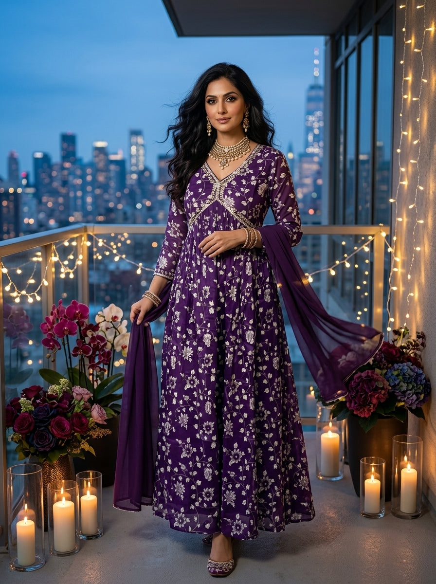 Fire Bird Rayon Kurti Set
