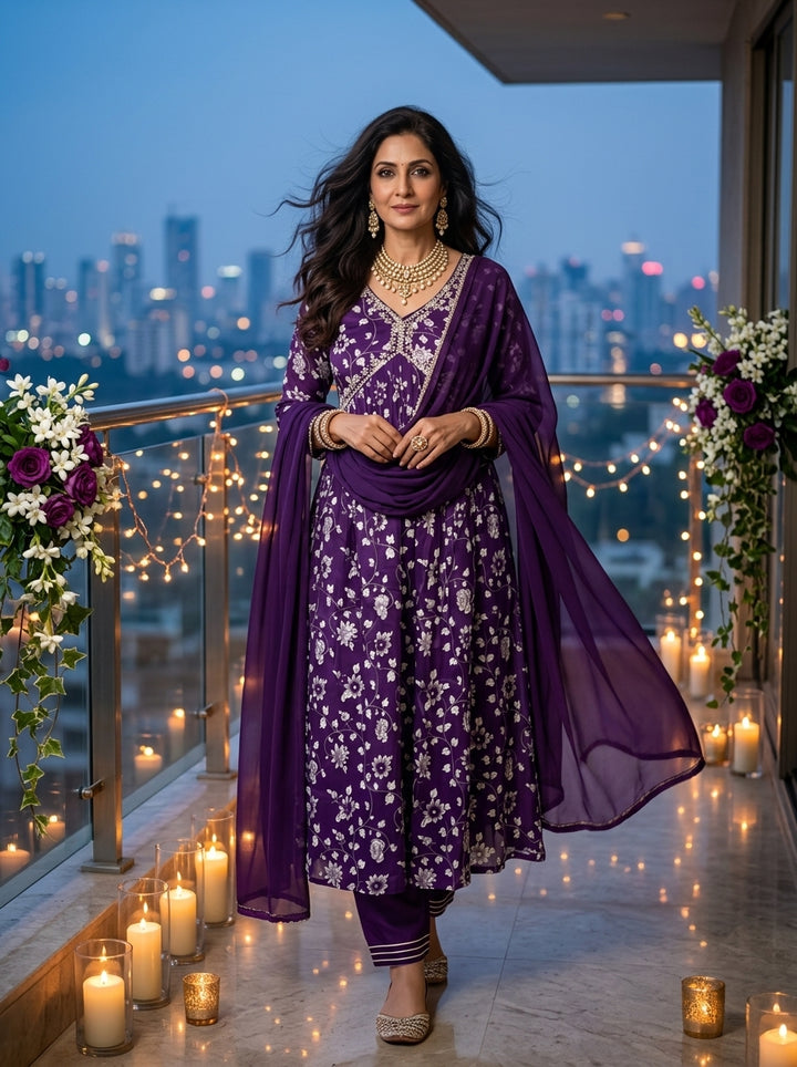 Fire Bird Rayon Kurti Set