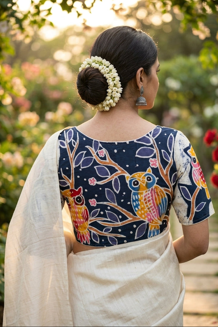 Signature Bird Art Blouse