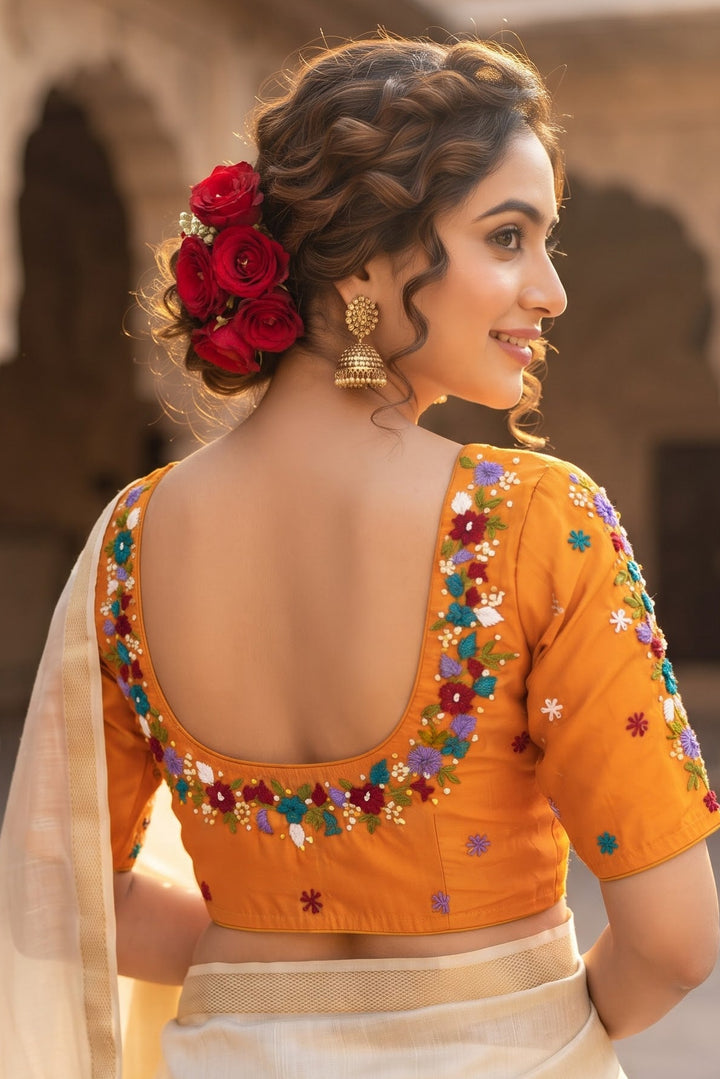 Forever Enchanted – Handstitched Designer Blouse