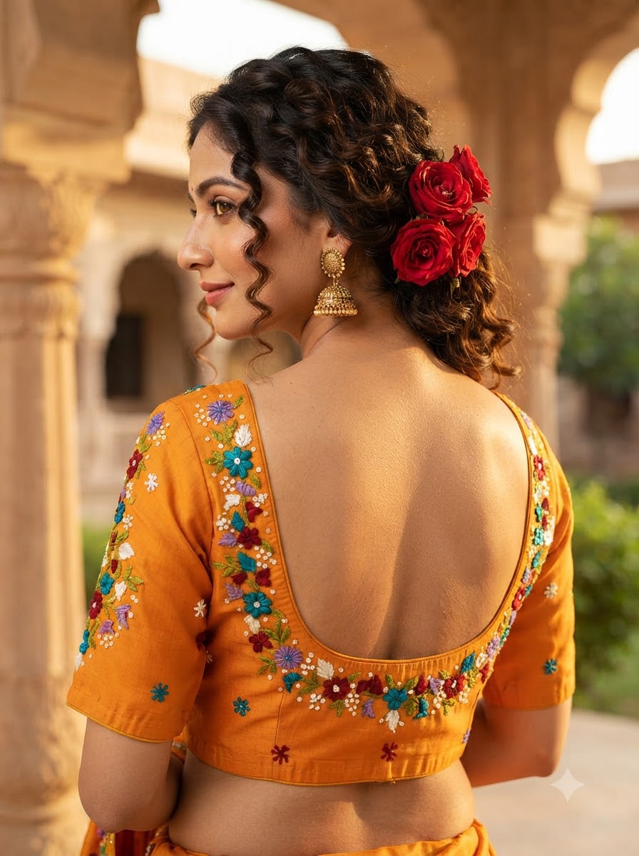 Forever Enchanted – Handstitched Designer Blouse