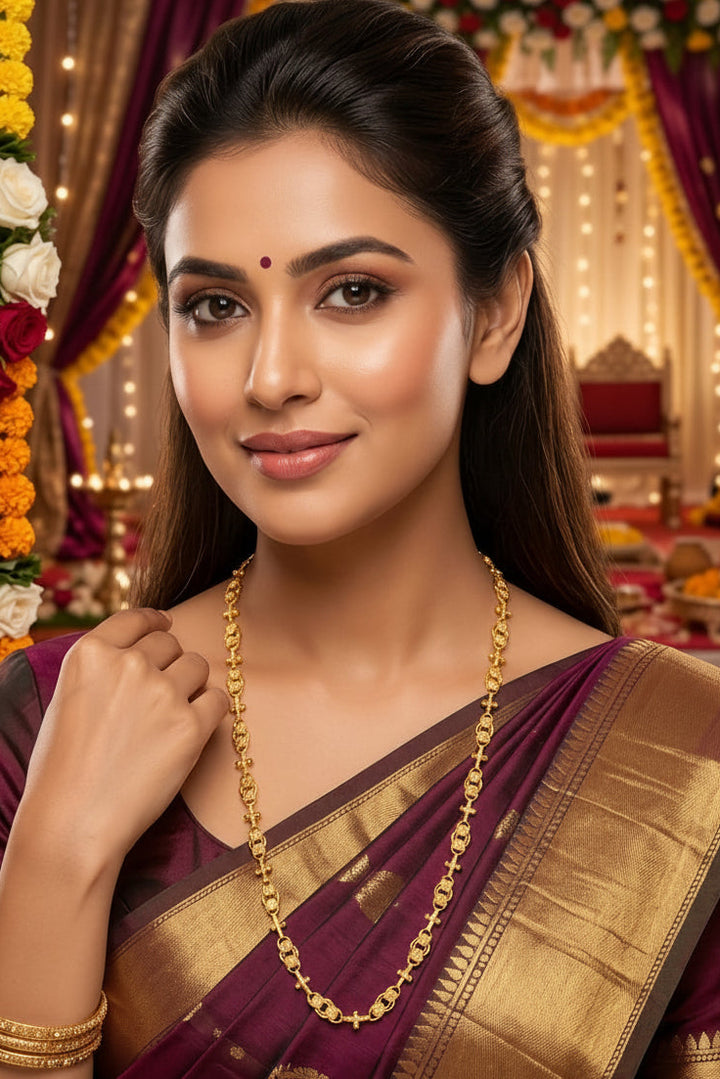 Experience The Luxury - Golden Plated Chain