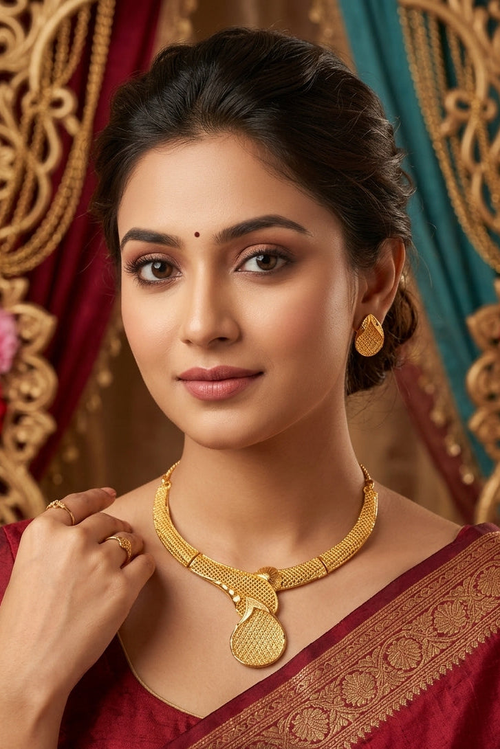 Elite - Gold Plated Necklace Set