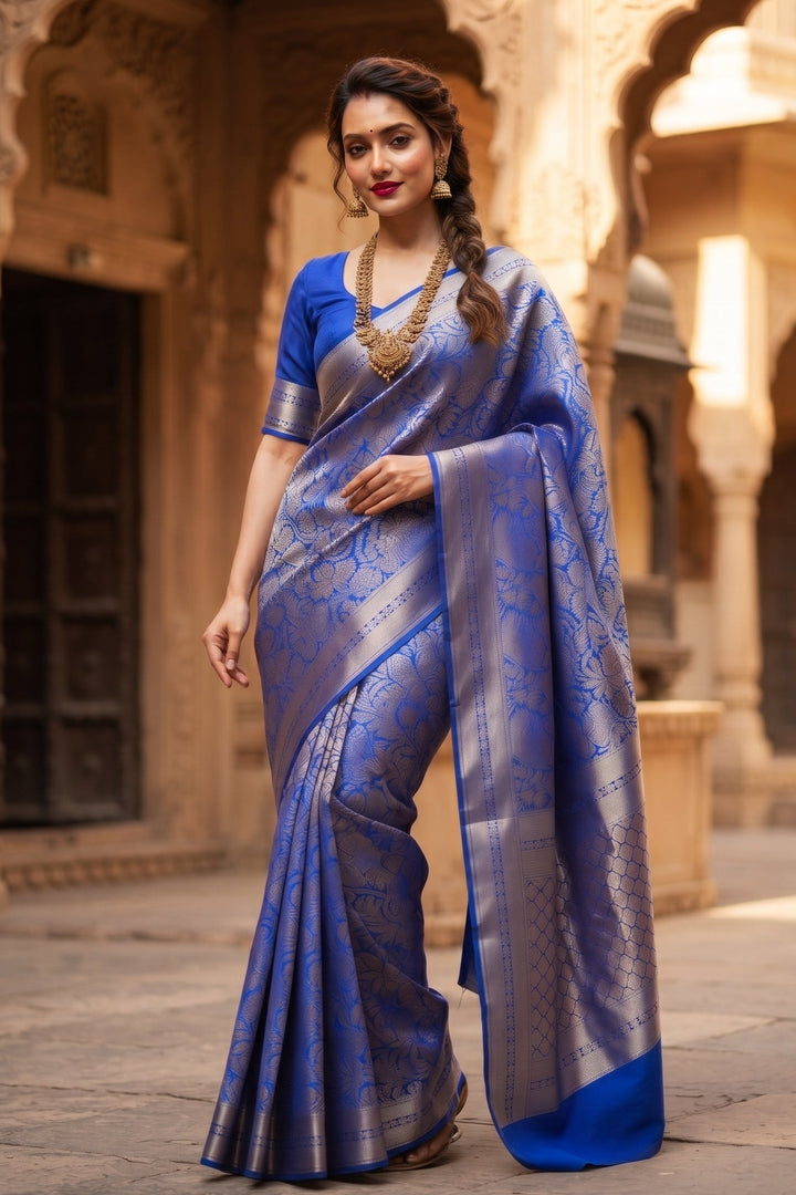 Maharani Weaves Katan Silk Saree