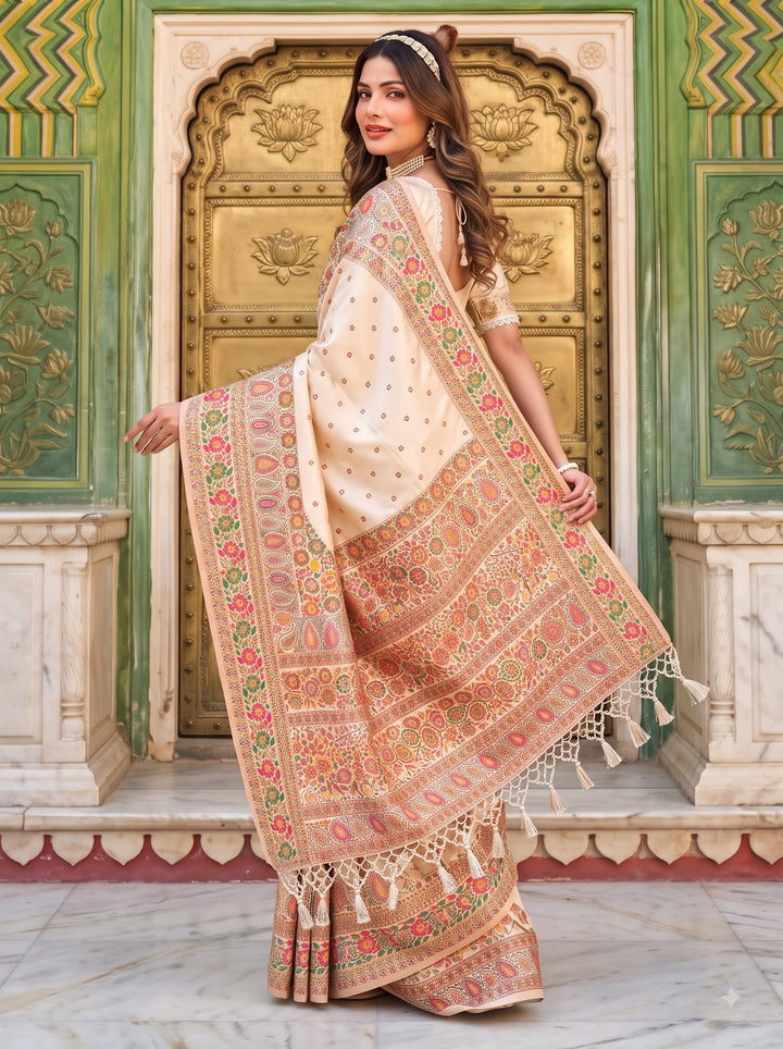 The Story of Her Pashmina Silk Saree