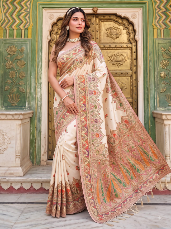 The Story of Her Pashmina Silk Saree