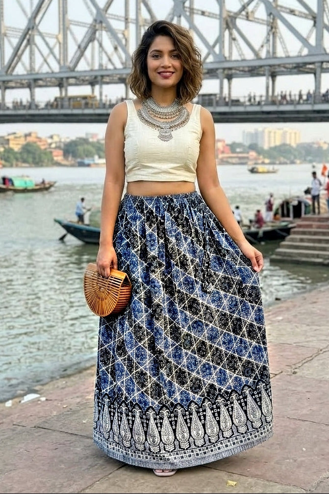Ivy Twirl  Maxi Skirt