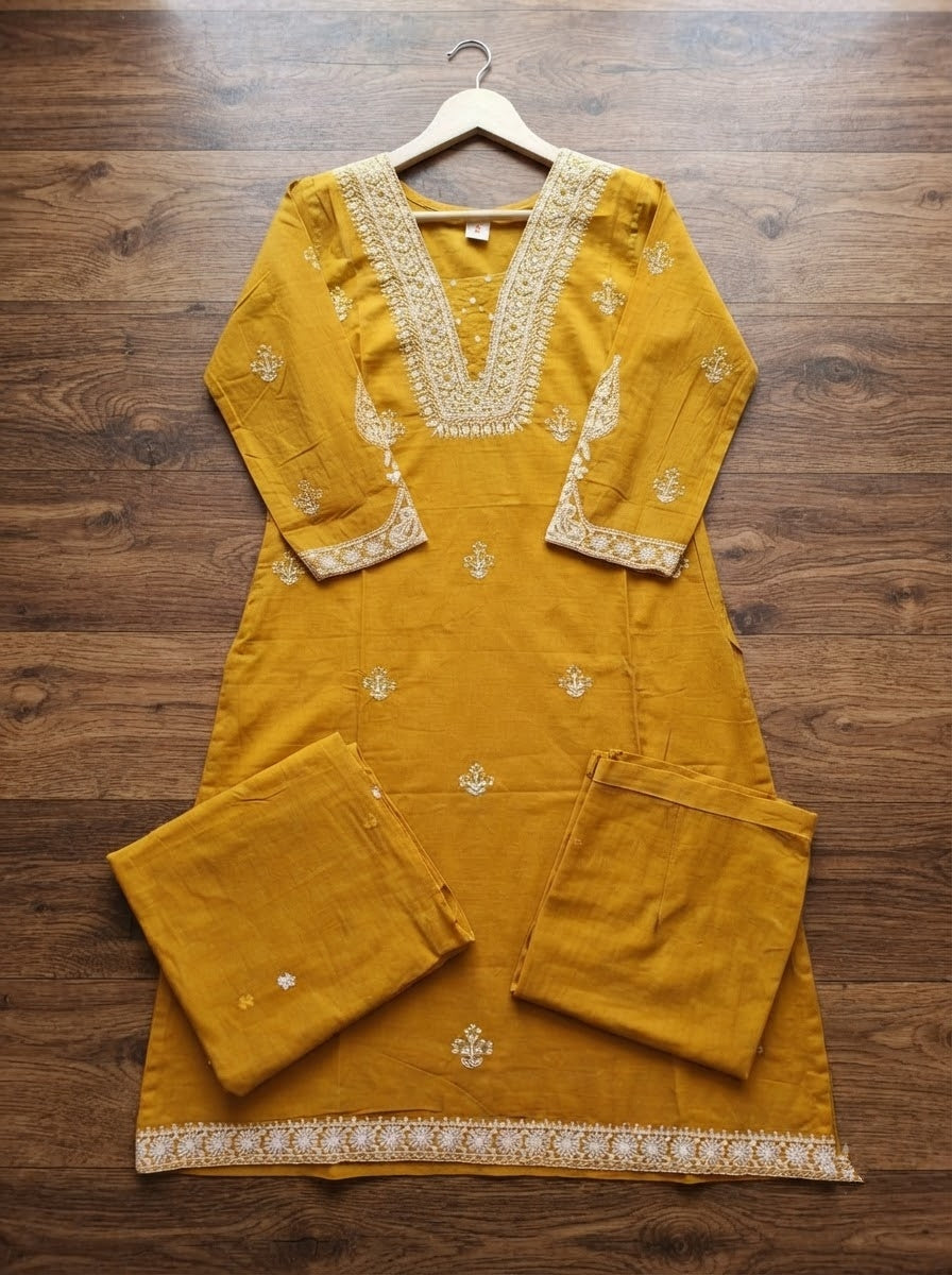 Falling for You Cotton Kurti Set
