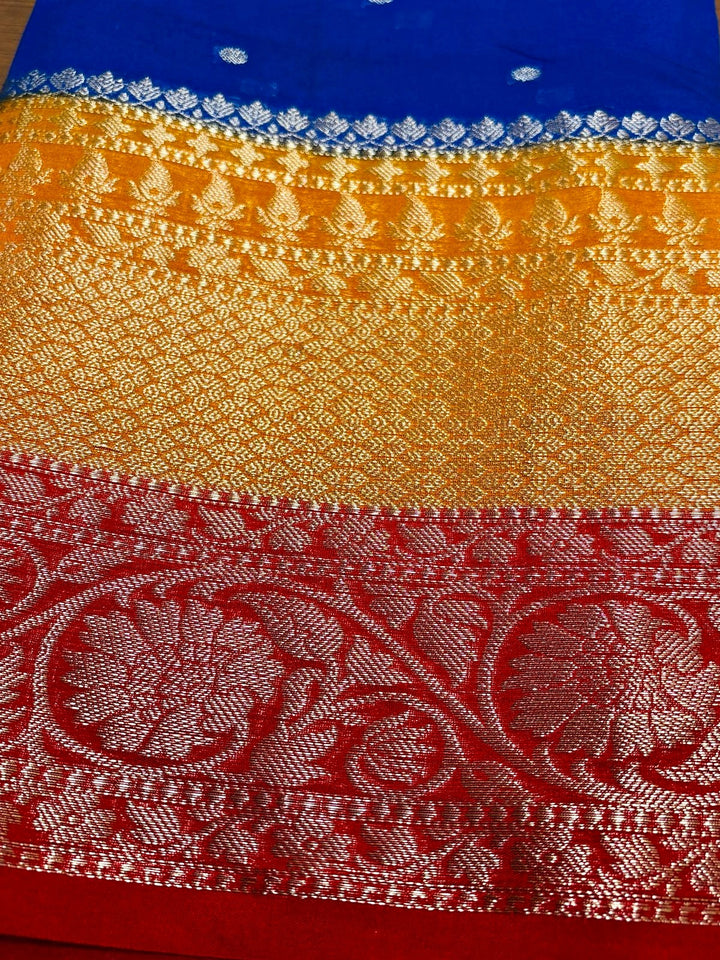 Imperial Weave - Semi Georgette Banarsi Saree