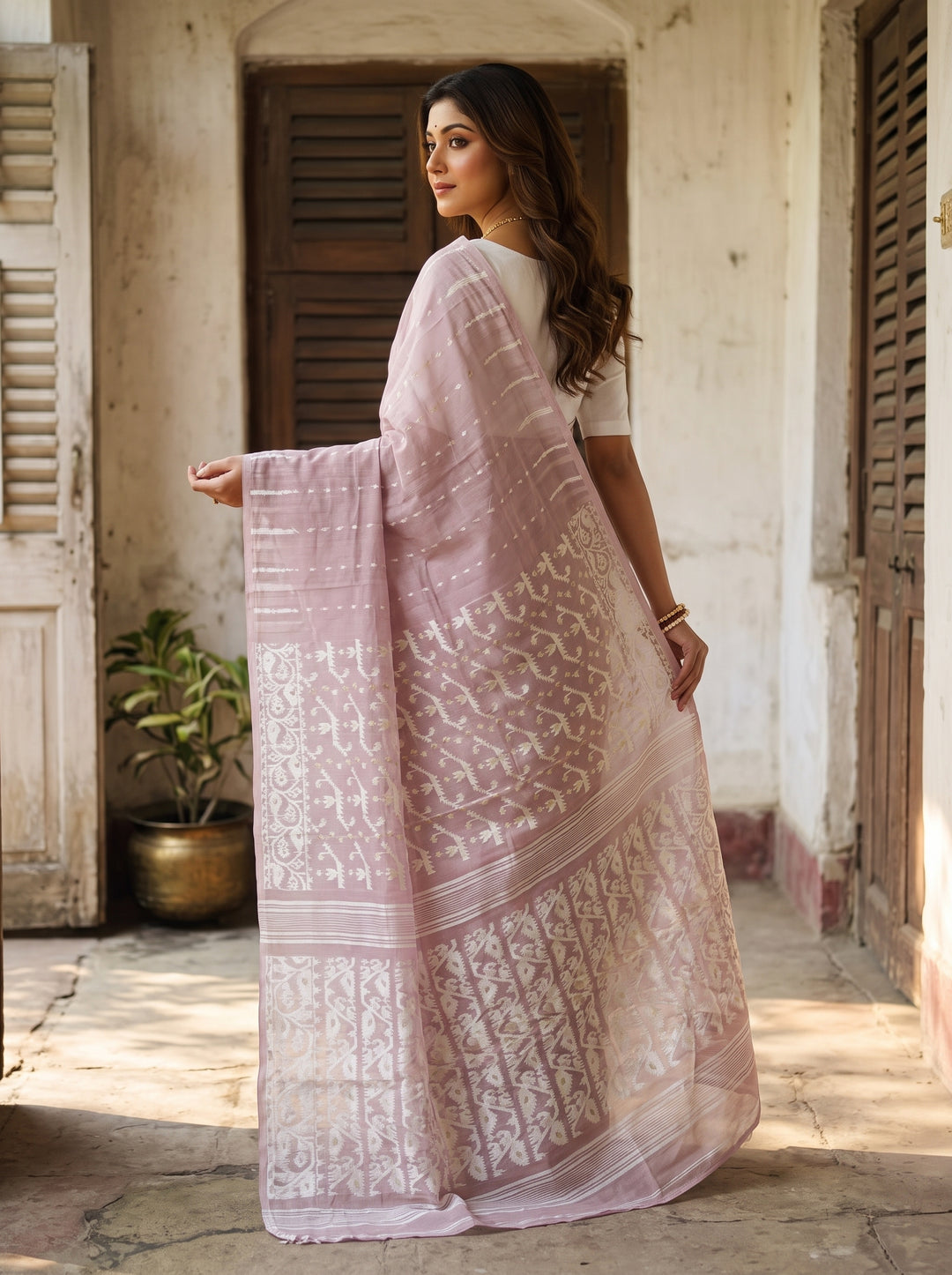 Moner Alo-Bengal Jamdani Saree