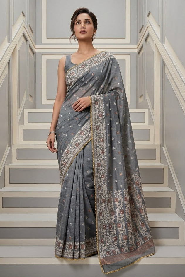 Sonar Alo  Katdana Jamdani Saree