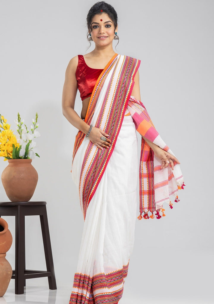 Shirui Lily Bengal Manipuri Fusional Saree