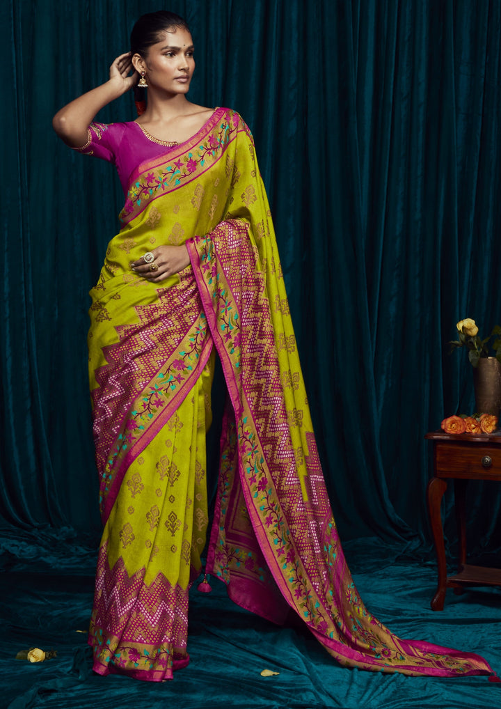 Adorable Brasso Silk Banarasi Saree