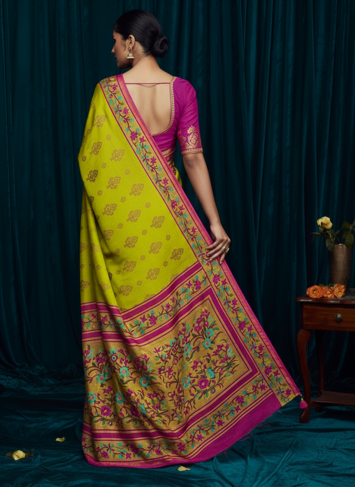 Adorable Brasso Silk Banarasi Saree