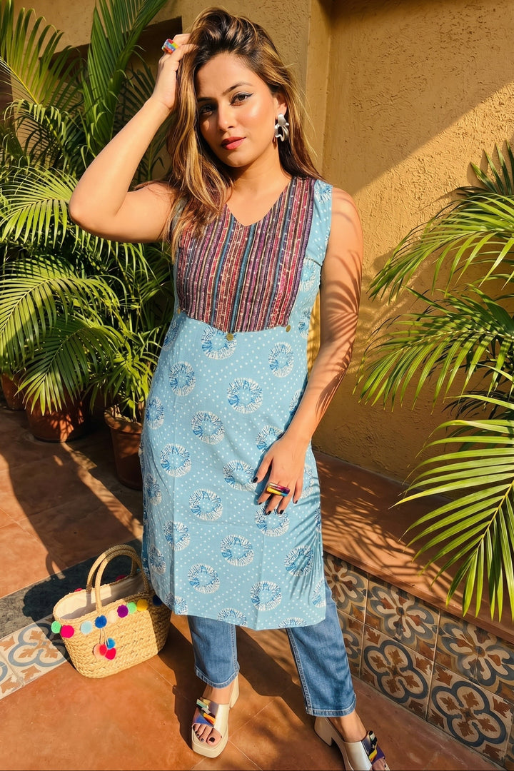Touching The Sky-Cotton Kurti