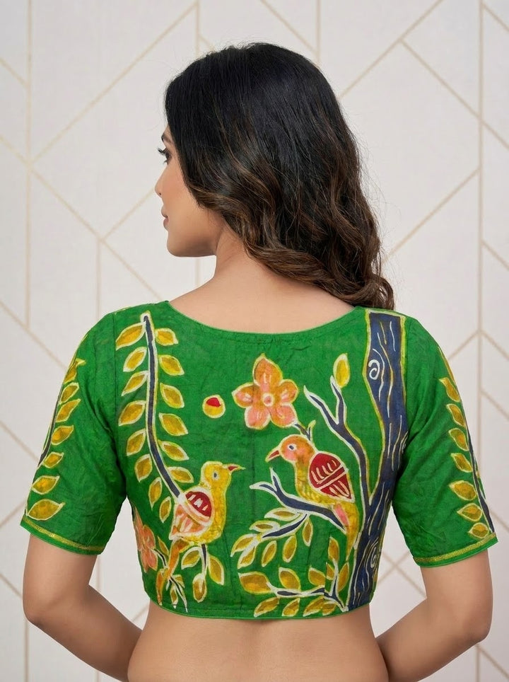 Song of the Sparrow – Batik Designer Blouse