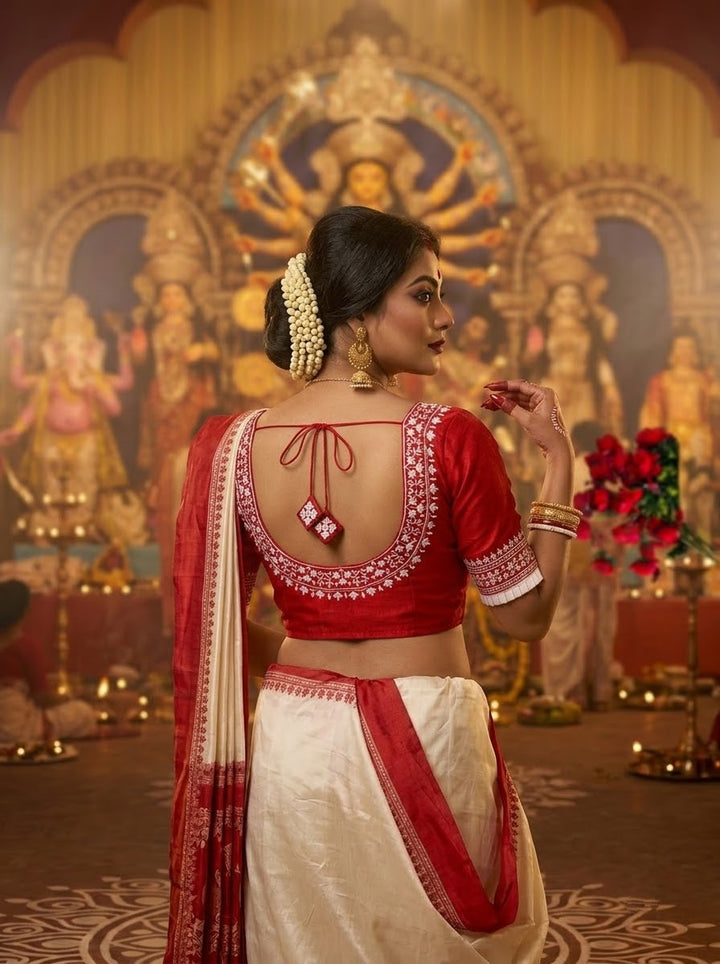 Adya Shakti Vichitra Silk Designer Blouse