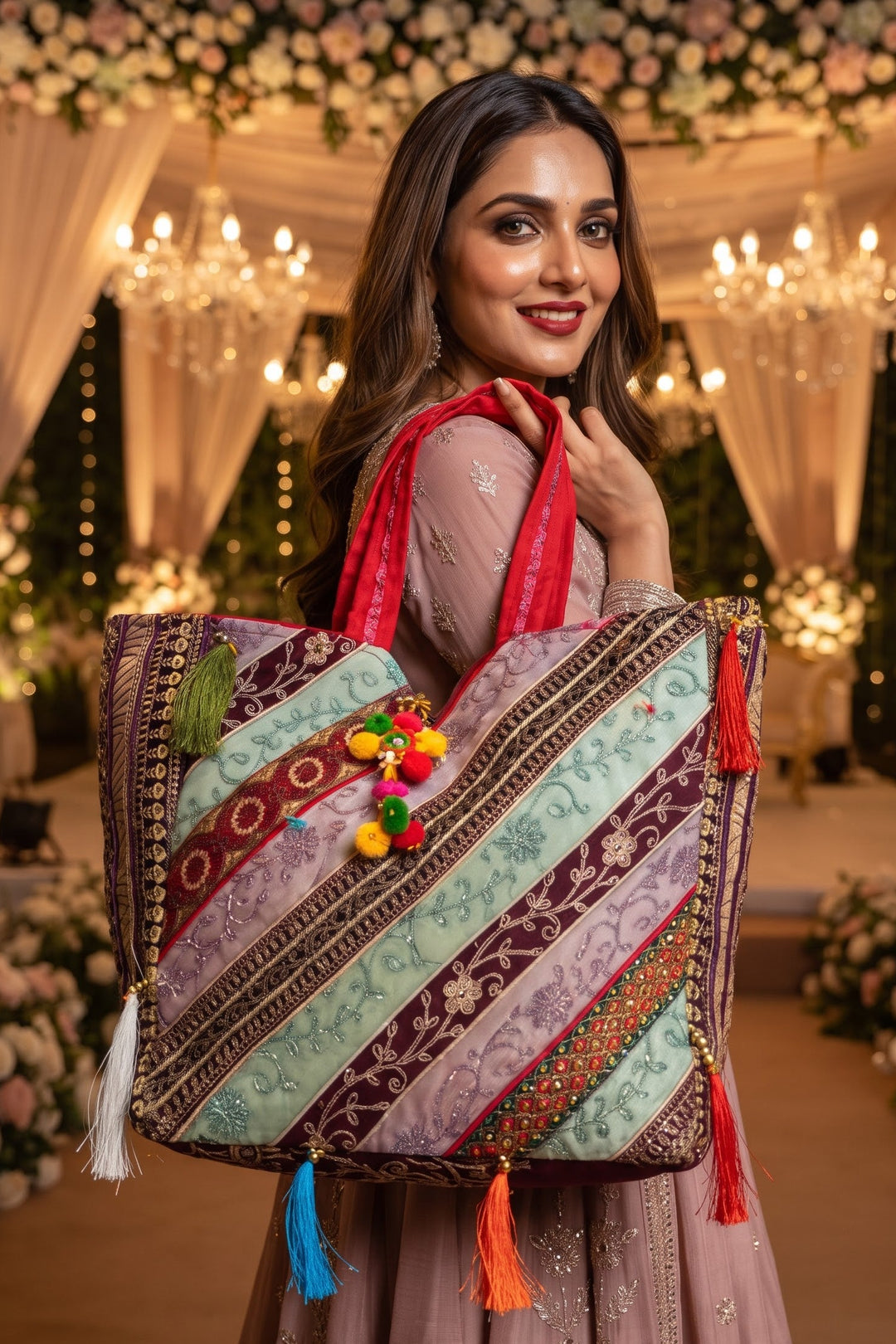 Party All Night  –  Designer Handcrafted Tote Bag