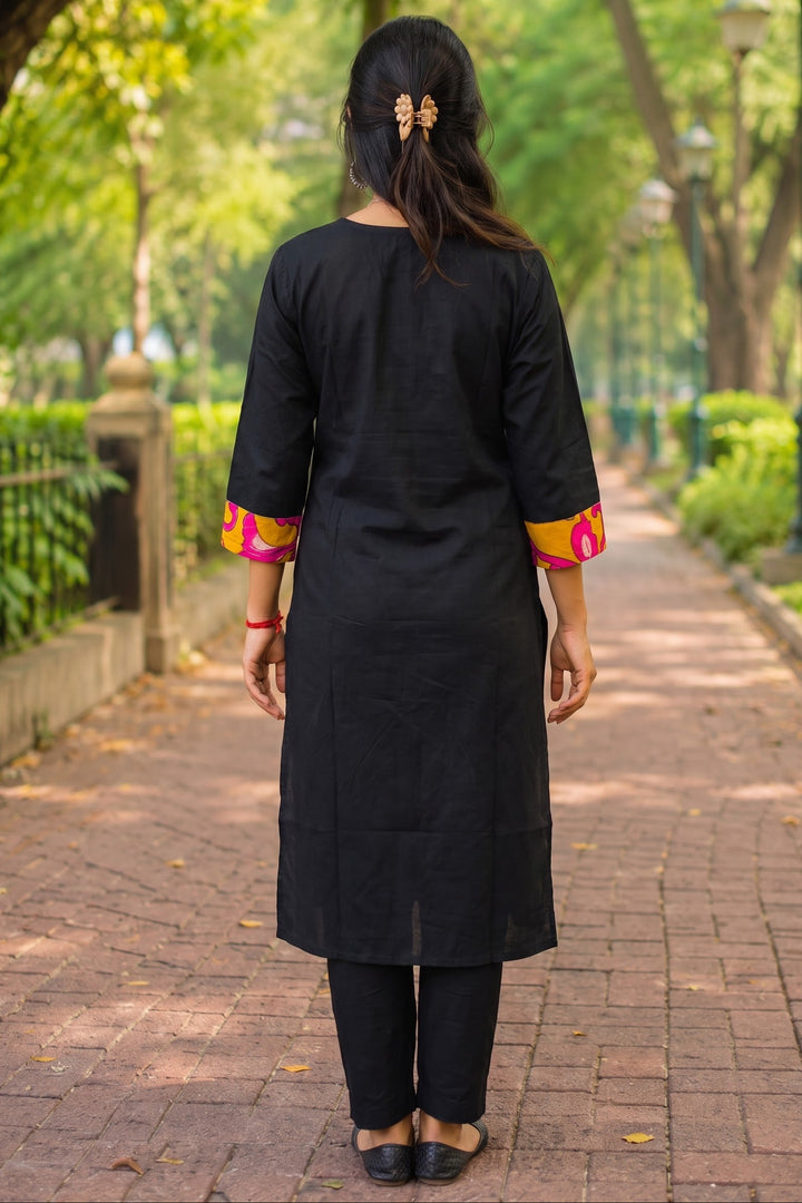 Meetings to Moments- Cotton  Kurti Set