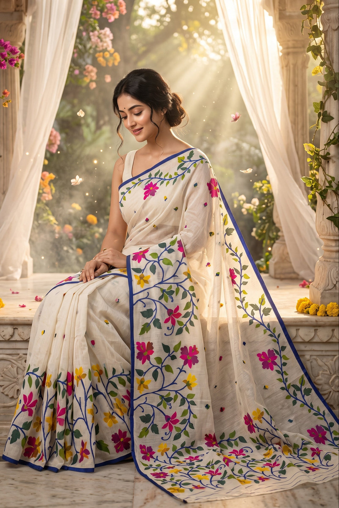 Bonolota Kotha(বনলতা কথা) Cotton Silk Saree