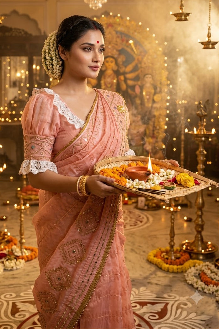 Monihar Katdana Jamdani Saree