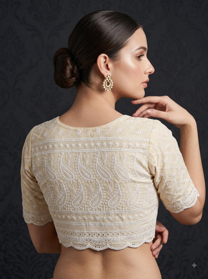 Nostalgic Grace Designer Hakoba Blouse