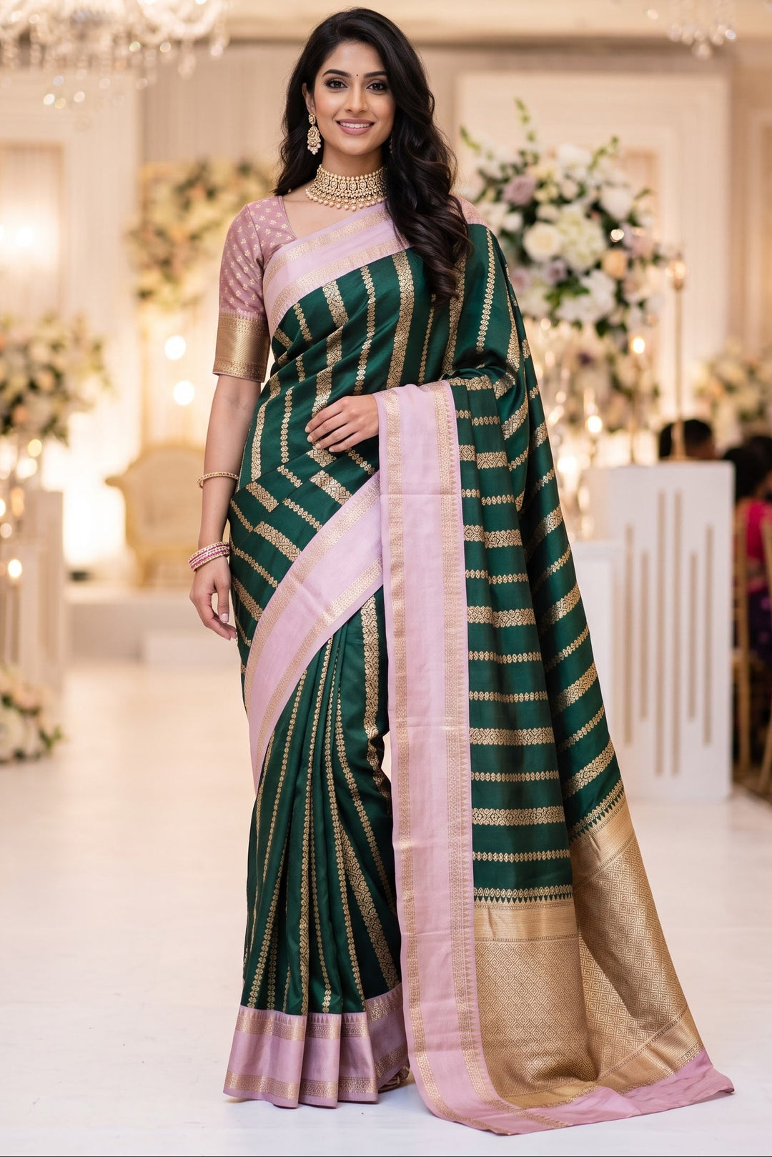 Prem Bandhan Silk Jacquard Weaving Saree