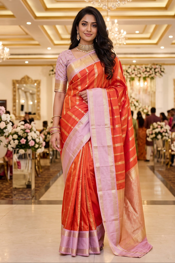 Prem Bandhan Silk Jacquard Weaving Saree