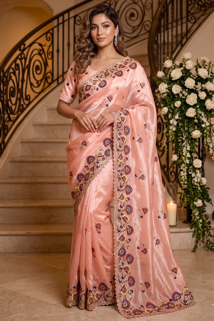 Aurum Affair – Soft Satin Organza Saree