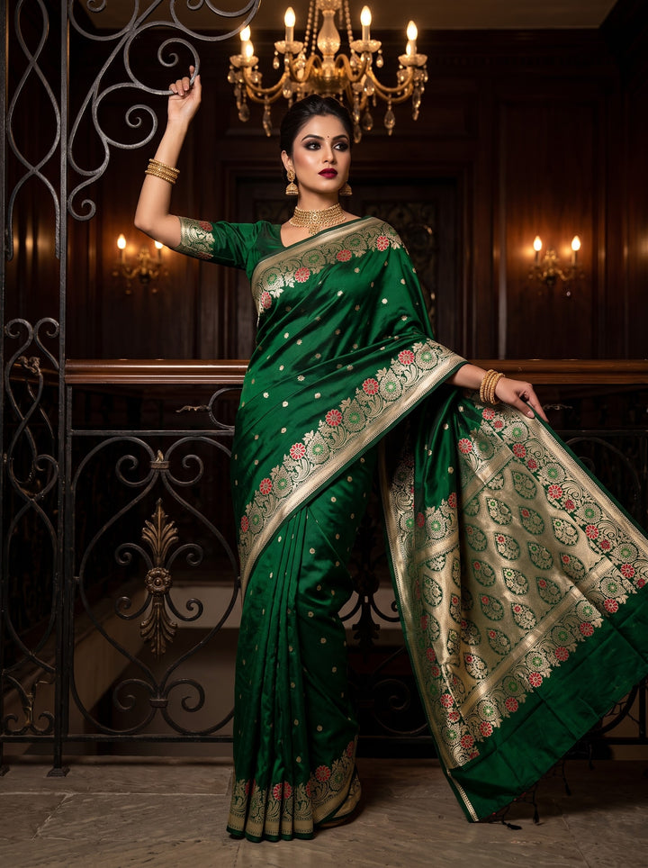 A Promise in Motion – Muga Katan Silk Designer Saree