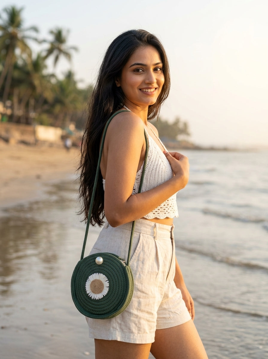 Round Sling Bag