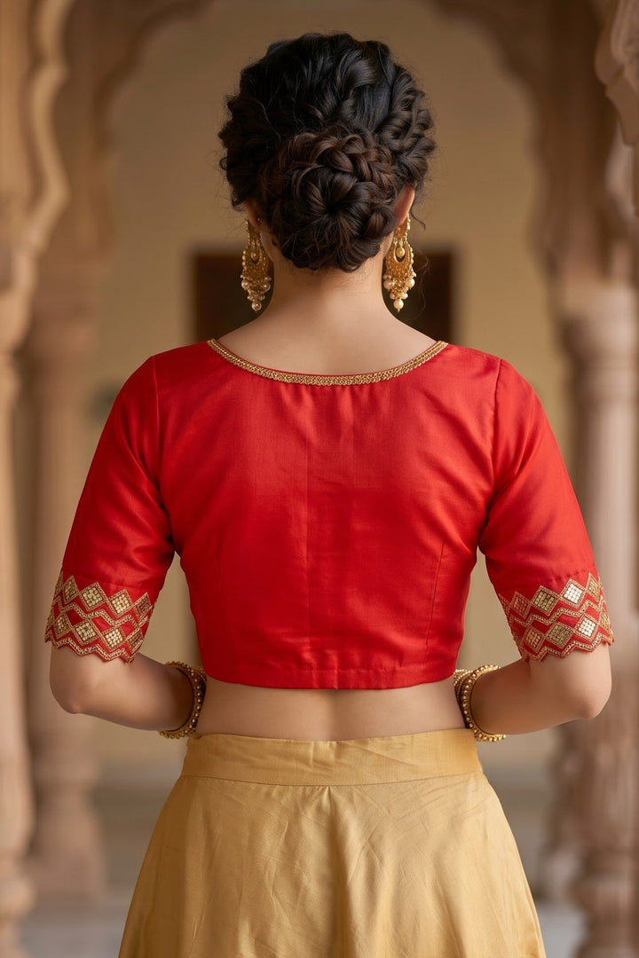 Pretty In Heritage Designer Blouse