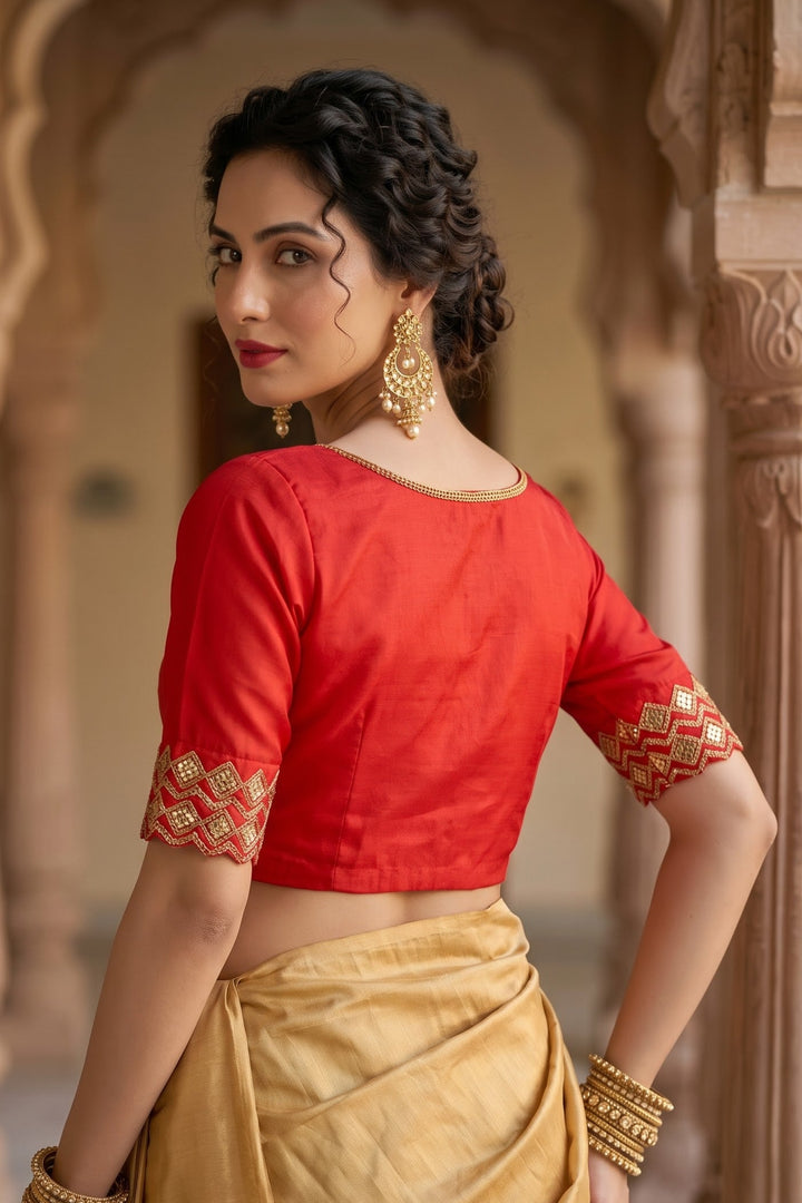 Pretty In Heritage Designer Blouse