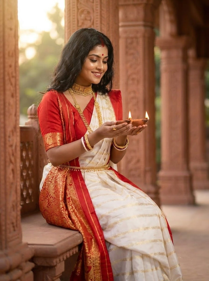 Boron Shaj Gorod Silk Saree