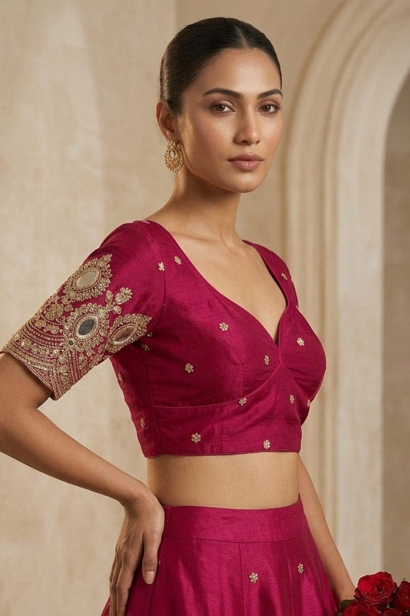 Own the Spotlight - Fendy Silk Blouse