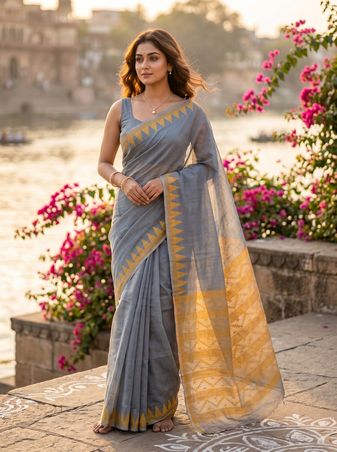 Rangamaya Dhakai Jamdani  Saree
