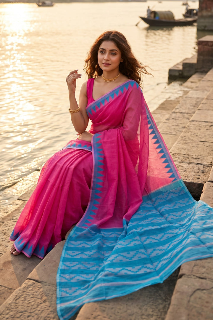 Rangamaya Dhakai Jamdani  Saree